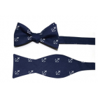 Navy Anchors Cummerbund and Tie